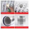 80-200mm Aluminum Foil Tube Ventilation Duct Retractable Range Hood Exhaust Hose For Heating Ventilation And Air Conditioning