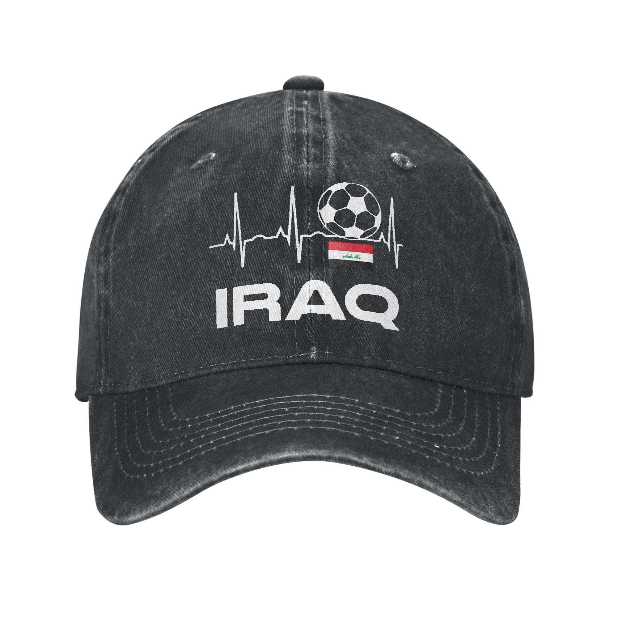 Iraq Flag Baseball Caps Merch for Unisex Women  Adjustable Trucker Hat Adjustable