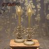 Pure Copper Manjusri Wisdom Sword Tibetan Nepal Buddhist Vajra Sacrificed Tailsmen Instrument Putting Decoration Figurines Craft