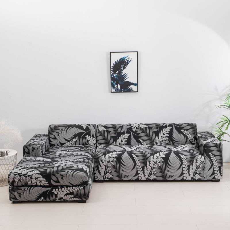 Four Seasons Stretch Sofa Cover Fully Covered Printed Anti Dirty Sofa Cover Full Cover Fabric Combination Anti Slip Cover