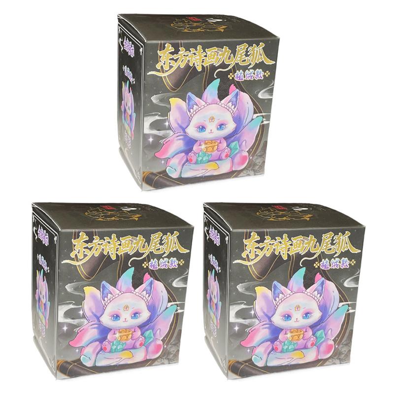 Poetry And Painting Nine-Tailed Fox Blind Box Cute Fox Ancient Poetry And Painting Style Peripheral Desktop Decoration