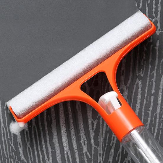 Stěrka na okna s vestavěnou rozprašovací lahví Ergonomický design Bezešvé čištění Sprejová stěrka Víceúčelový nástroj 3 v 1