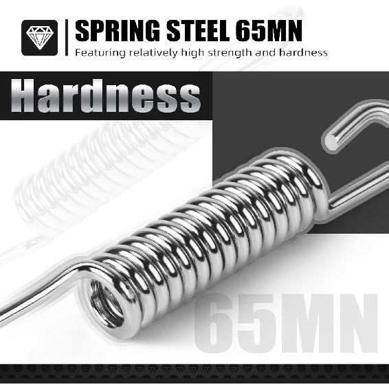 NICECNC Side Stand Springs Kick Side Kick Side 65Mn Spring Steel Compatible with DRZ400/E/S/SM 2000-2024 See Fitemtn Replacement Number: