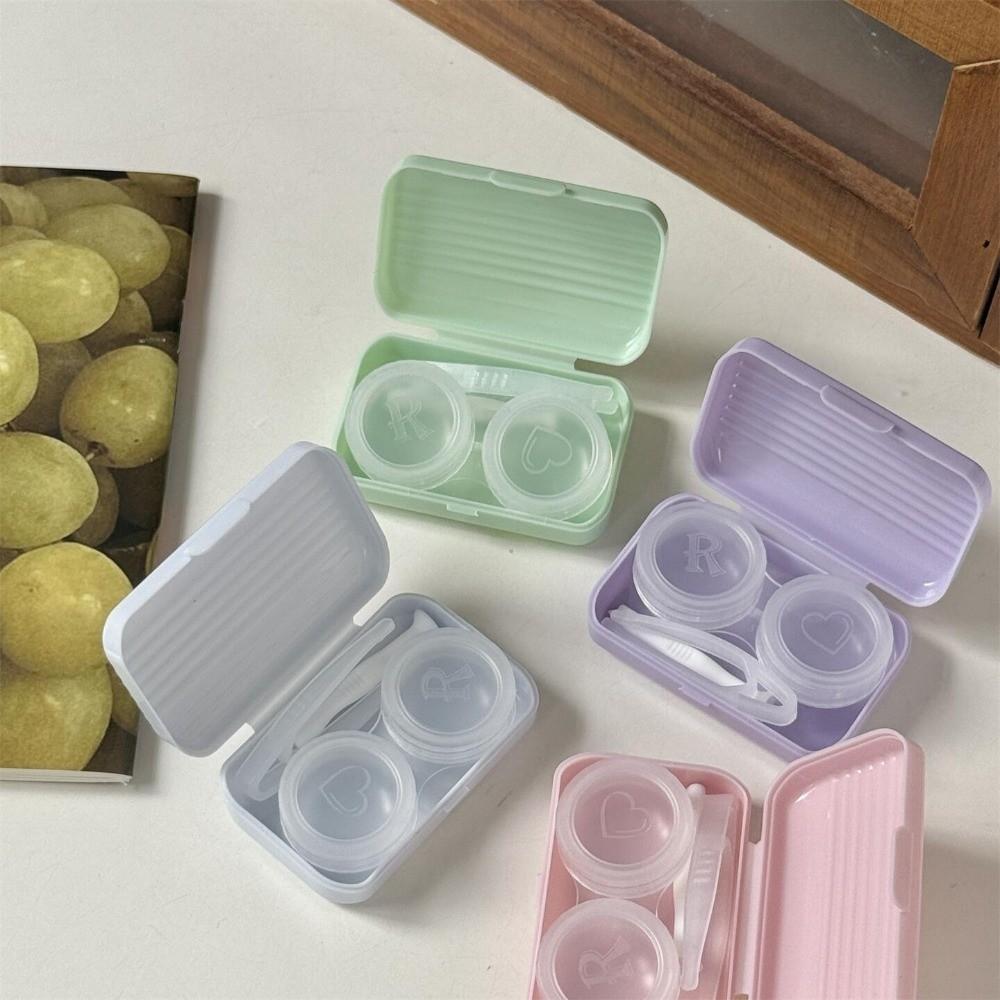 Compact Contact Lens Box Travel Contact Lenses Case Sweet Contacts Lens Care Box Lens Case