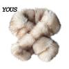 Elegant Cold Weather Accessory Faux Mink Wrap Scarf for Women, Double-Sided Plush Neck Warmer, Commuting Warm Thick Winter Fur Collar, Luxury
