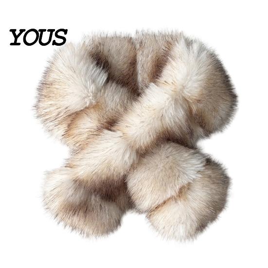 Elegant Cold Weather Accessory Faux Mink Wrap Scarf for Women, Double-Sided Plush Neck Warmer, Commuting Warm Thick Winter Fur Collar, Luxury