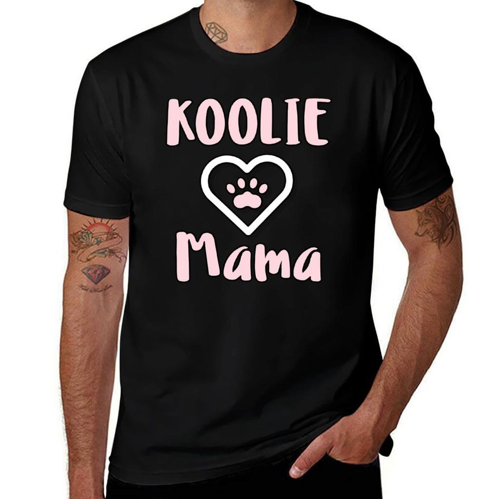 Koolie Mama Funny Australian Koolie Dog Mom Gift Tshirt Casual Everyday Wear Tshirt