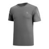Peak Sports Quick-Dry Letter Minimalist Fashion Versatile Comfortable Short Sleeve T-Shirt Unisex Tops Gray YS41145-C