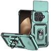 Applicable to Xiaomi 15TPro military window mobile phone case Xiaomi 14TPro bracket POCO C75 protective case