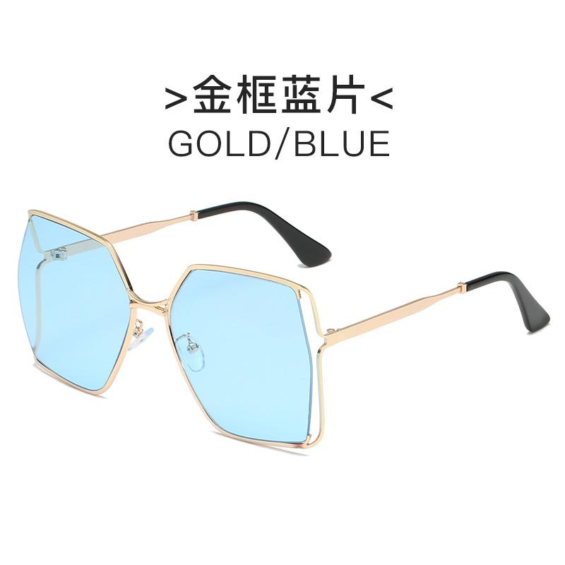 Retro Small Frame UV Protection Fashion Metal Sunglasses Sunglasses for Men/Women Square Sunglasses Polygon Sun Glasses