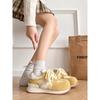 Ugly Cute Retro Color Matching German Training Shoes Women's 2025 New Thick-soled Lightweight Round Head Lace-up Sports and Leisure Forrest Gump Shoes