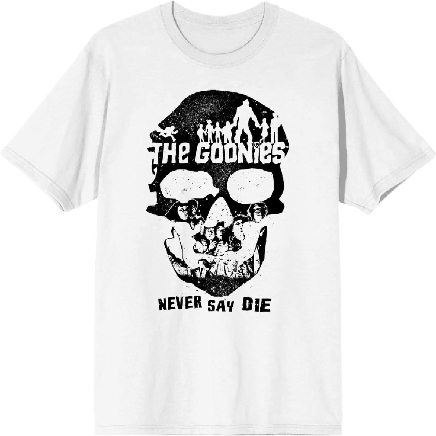 Bioworld Goonies Skull Never Say Die Men s White T-Shirt XXXXXL белый
