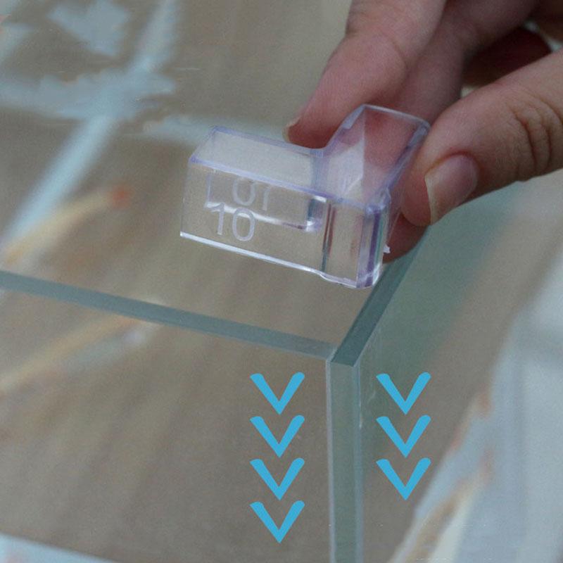4 stücke 5mm 8mm 10mm Silikon Transparent Anti-kollision Aquarium Ecke Schutz Klebstoff Schutzhülle Aquarium zubehör