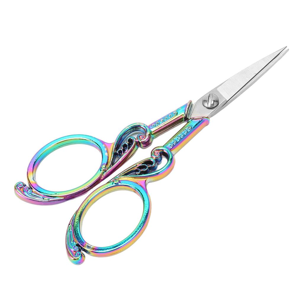 Vintage Scissors Stainless Steel High Sharpness Effort Saving Widely Used Craft Scissors for Embroidery Handicraft