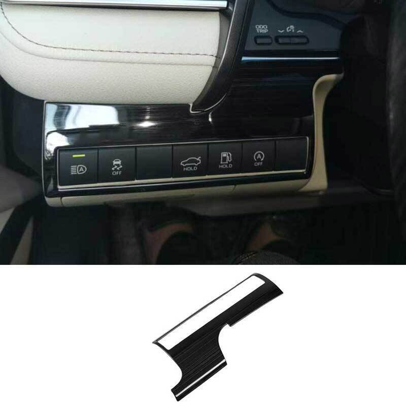 For Toyota Camry 2018- Black Titanium Function Control Button Frame Trim 1PC