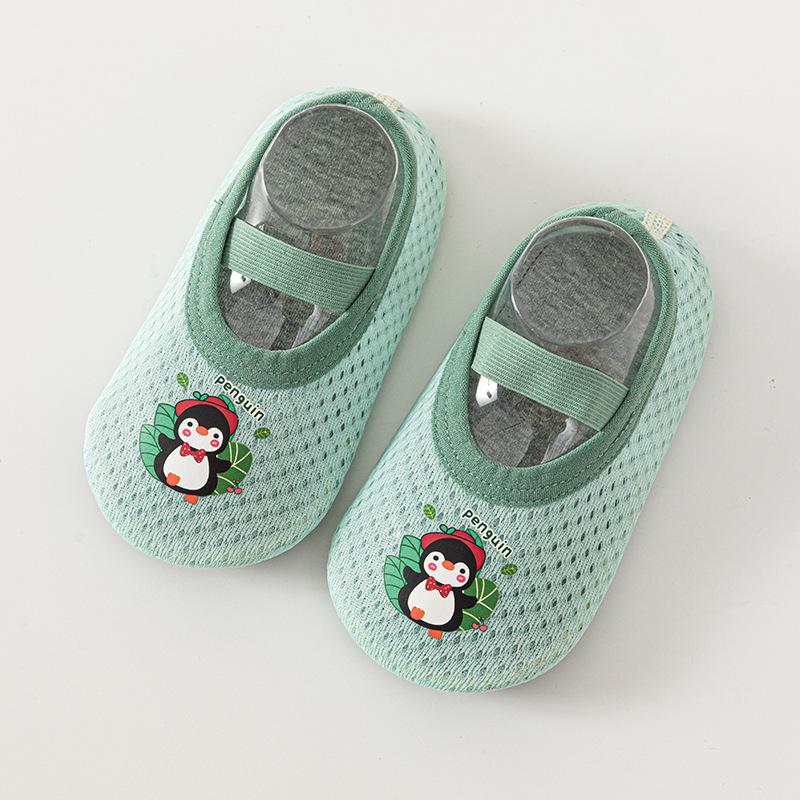 

Носки для мальчиков и девочек, детские сетчатые дышащие детские туфли с героями мультфильмов, носки, домашняя обувь для малышей XS