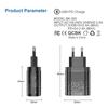 EU UK US QC3.0 48W Charger Adapter Quick Charger PD 3 USB Charger
