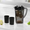 New 1.3/2.2/3L Cold Water Kettle Large Capacity Plastic Juice Jug with Cup Heat Resistant Fall-resistant Pitcher Drinkware