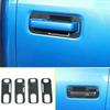 For Ford F150 F-150 2015- 8Pcs Carbon Fiber Black Door Handle Bowl Cover Exterior Decor Protector Auto Accessories