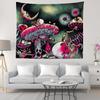 Tree Of Life Tapestry Wall Hanging Moon Phase Snake Tapestries Trippy Bohemia Hippie Mushroom Moth Floral For Living Room Bedroo