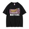 Banana Size Matters Tshirt Funny Meme Shirt Men Clothing Casual Oversized T Shirts Fashion Hip Hop Aesthetic Streetwear