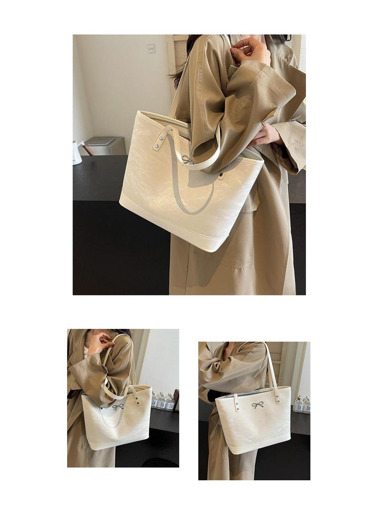 2025 Women's Large-Capacity High-End Fashion Tote: Autumn/Winter Single-Shoulder Versatile Commuter Bag