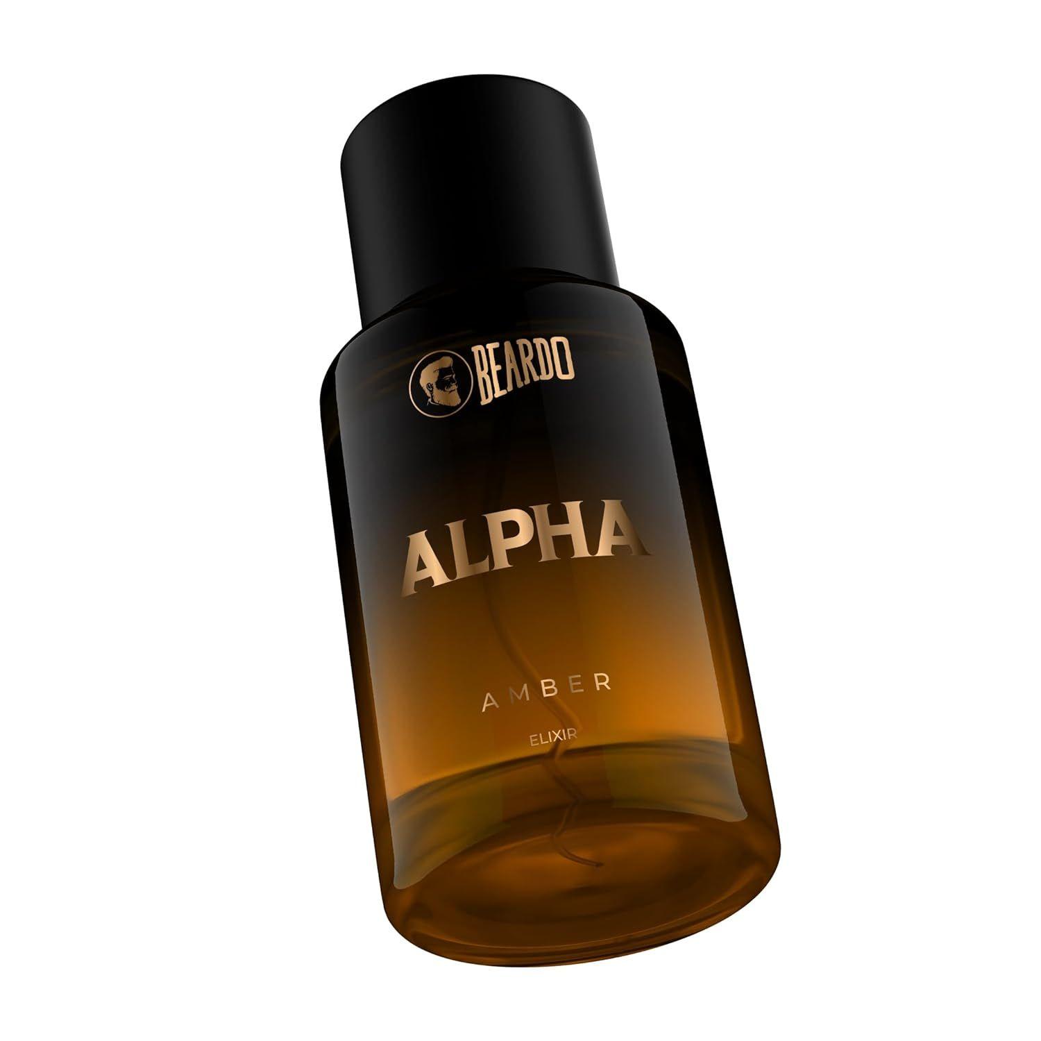 Beardo Alpha Amber Elixir 30ml | Extrait De Parfum | Woody, Oriental & Ambery | Perfume For Men Long Lasting Smell | 30ML