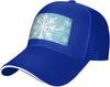 Snöflinga Vintertryck Baseballkeps Polyester Casual Justerbar Solskydd Unisex Vuxen Truckerhatt