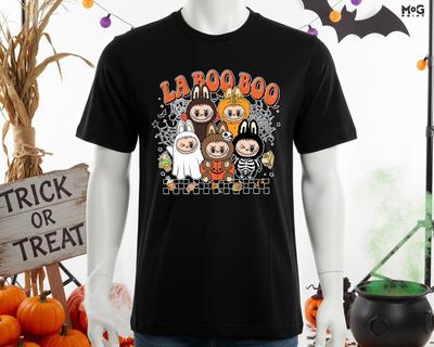 La Boo Boo Halloween T-shirt Scary Cartoon Trick or Treat Shirt for Kids Adults