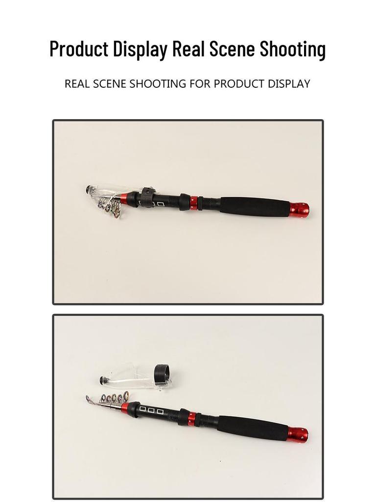 Compact Carbon Sea Fishing Rod: Ultra Short Section for Rock and Boat Fishing, Ideal for Small Casting and Throwing