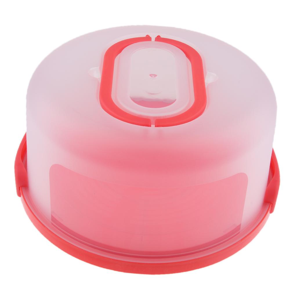 Clear Plastic Cupcake Cake Muffin Case Holder Container Box With Dome Cover Portable Cake Carrier Plastic Cupcake Container
