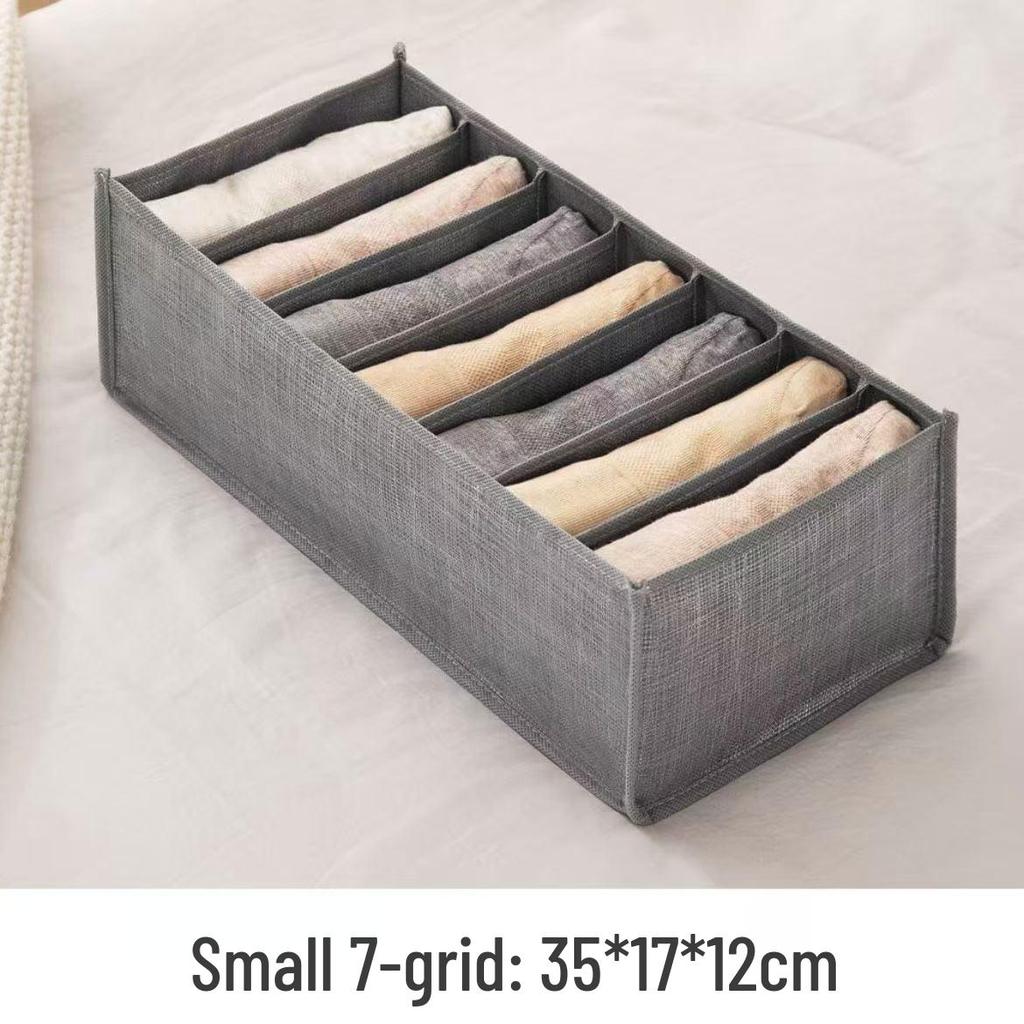 Jeans and Clothing Storage Box With Compartments