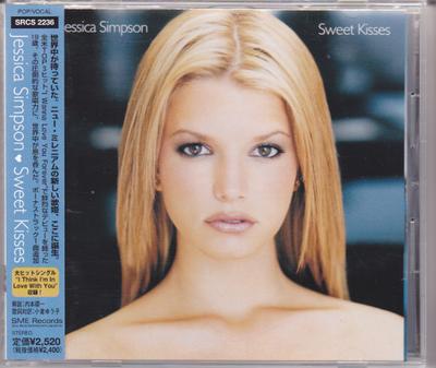 CD JESSICA SIMPSON - SWEET KISSES SRCS2236 SME Records 2000 Japan Pop Used