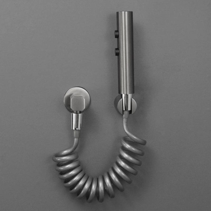 Handbrause Bidet Sprayer Set Hochdruck Dual-Modus Edelstahl Sprühpistole Dusche Selbstreinigend Badezimmerzubehör