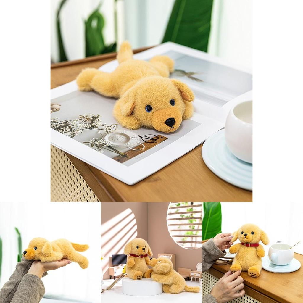 Pet Plush Dog Stuffed Toy Keychain With Soft Short Plush For Bags And Car Accessories