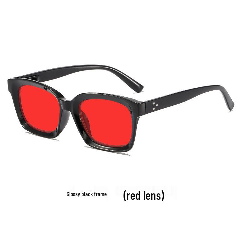 Unisex Large Frame Night Vision Anti-Blue Light Glasses with Spring Hinges