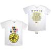 The Stone Roses Tour 2013 T-Shirt Weiß Neu