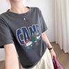 2025 Spring/Summer Plus Size Women's Loose Fit Round Neck Cartoon Print Short Sleeve T-shirt