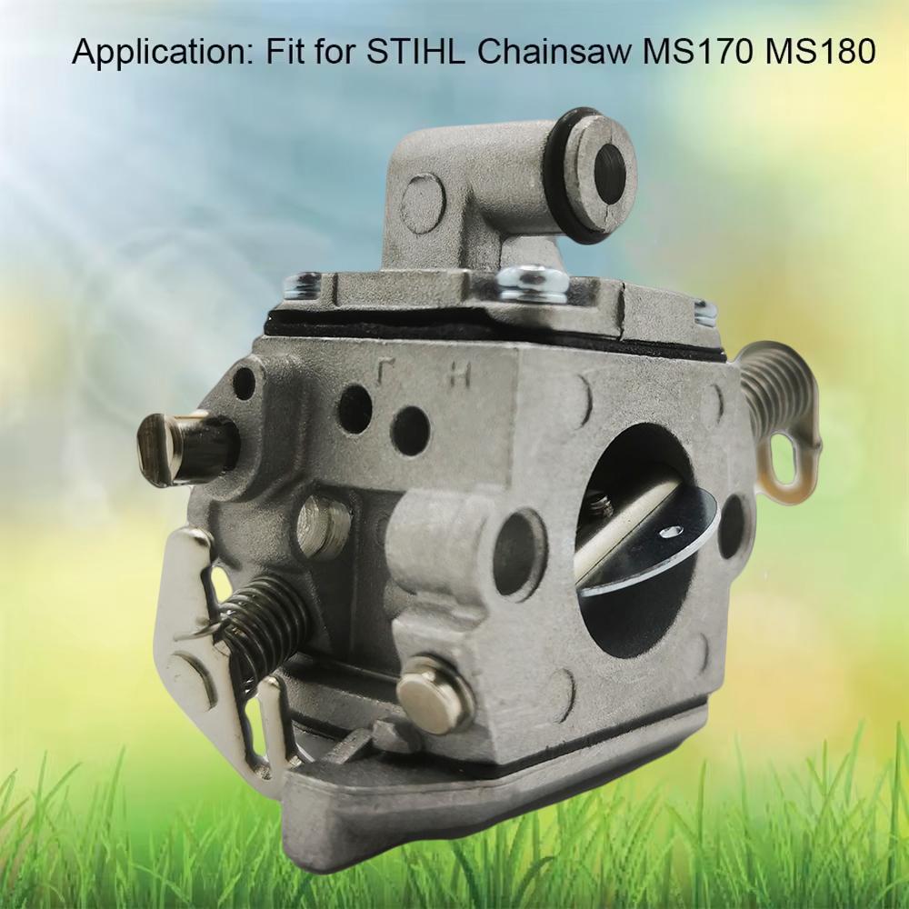 Chain Saw Carburetor for Stihl 017 018 MS170 MS180 MS 170 180 Chainsaw Zama 180 C1Q-S57B Brush Cutter Hedgerow Machine Carb Carburetors Jets 7