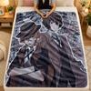 Flannel BlanketChuya And Dazai Warm Soft Throw Blanket for Indoor Sofa Bed Living Room Use