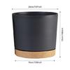 Plastic Planter Mini Flower Container Indoor with Drainage Hole for Succulents Pots for Plant Decoration Accessories