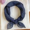 Fashion Printing Silk Small Square Scarf Summer Scarf Women's Versatile Small Scarf Head Band Hair Accessories