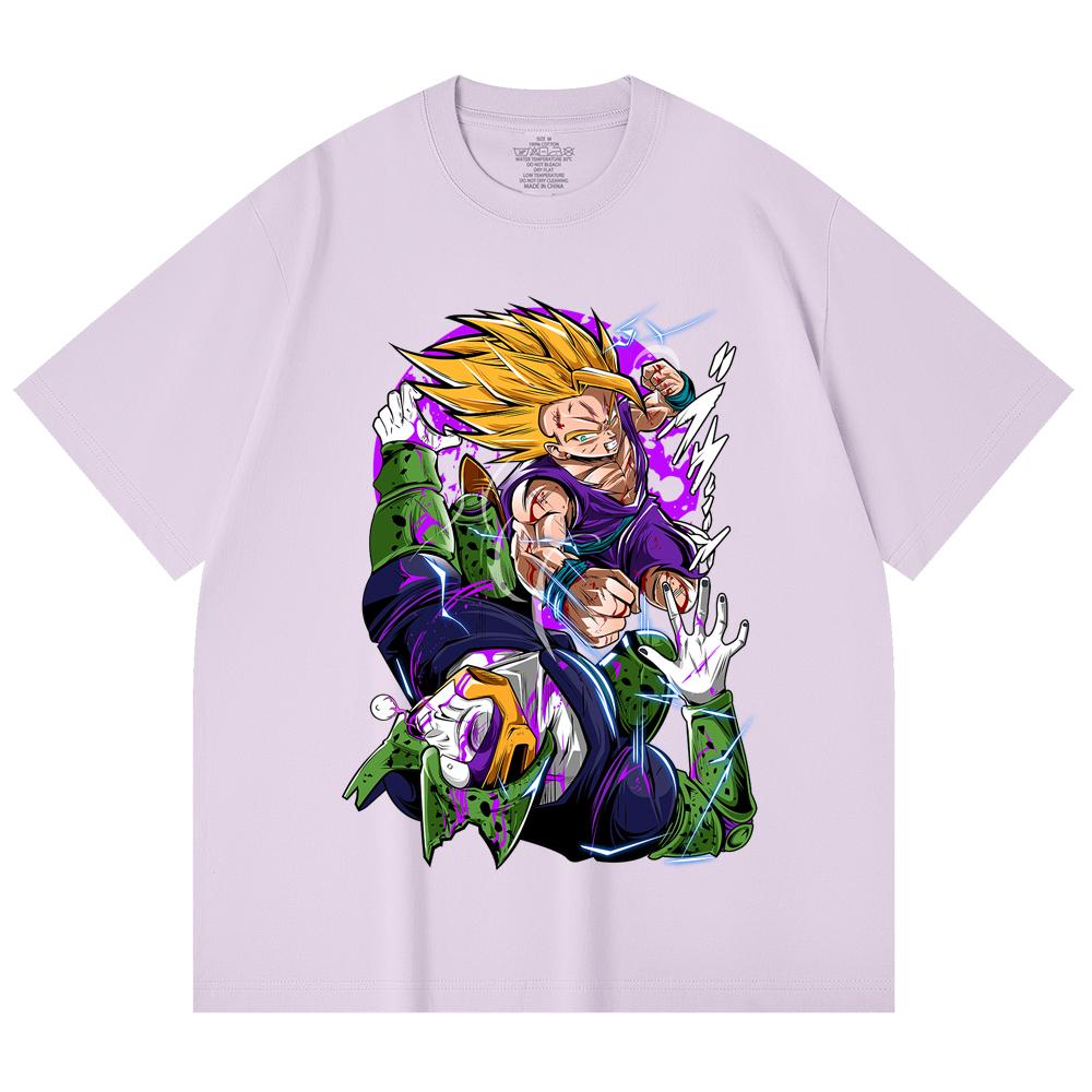 230 Gsm 100% Cotton Dragon Ball V30 Gohan Cell Print Unisex Heavy Cotton T Shirt