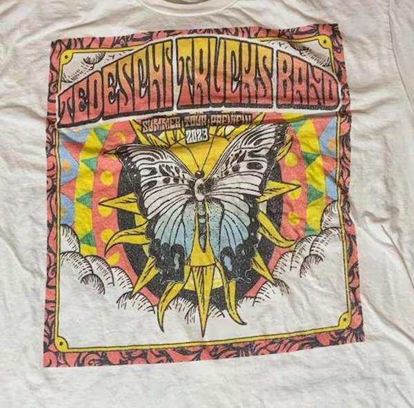 Summer Tour 2023 Tedeschi Trucks Music Band Shirt White Unisex S-5XL 1H0354 Unisex T-Shirt XL