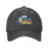 Aim Shoot Target Repeat Archery Sports Men Women Baseball Caps Distressed Denim Caps Hat Classic Workouts Gift Sun Cap