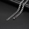 Cadenas Cubanas de Acero Inoxidable My Shape de 3 mm a 10 mm para Hombres Cadenas Masculinas Cadena Figaro Caja Gargantilla Joyería Punk 45 cm 50 cm 60 cm