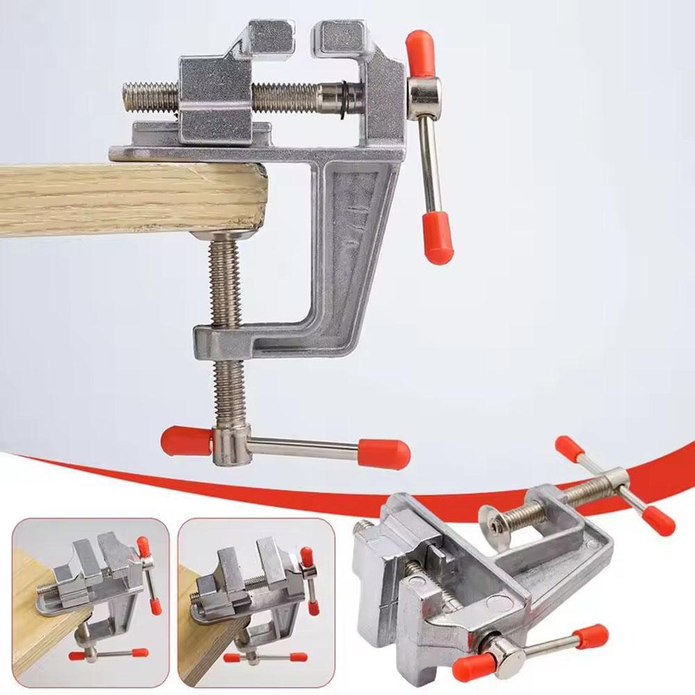 360° Mini Swivel Bench Screw Clamp, Swivel Table Lock Clamp, DIY Repair Tool