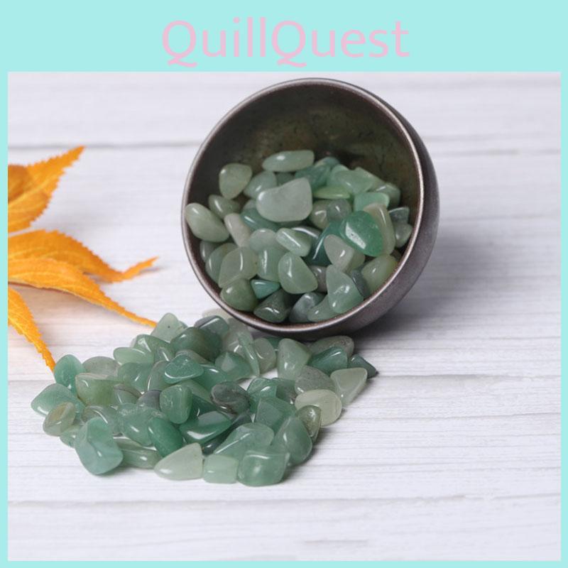 100g Natürlicher Grüner Aventurin Trommelsteine Quarzkristall Edelstein Für Einzigartige Heimdekoration