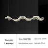 Wave Ribbon Minimalist Chandelier - Luxury Designer Light for Modern Hotel Bars and Restaurants