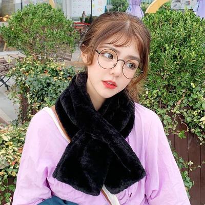 Women's Winter Soft Women's Petite Fur Scarf Muffler